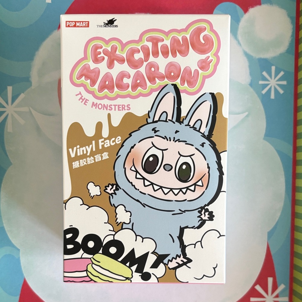 Labubu The Monsters Exciting Macaron Blind Box Popmart Sealed Blind Box